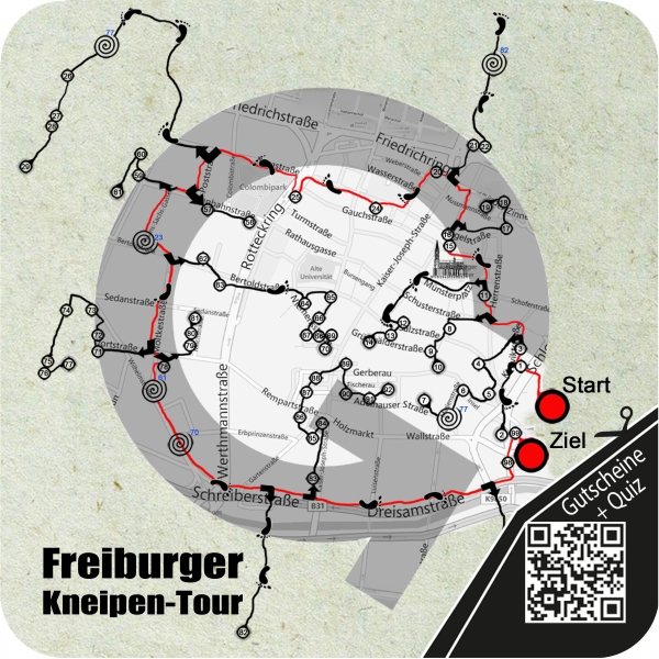 Freiburger Kneipen-Tour * 300 Quizfragen + Gutscheine